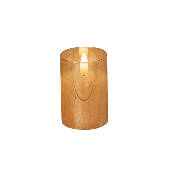 Champagne Glass 3D Flame Candle - 3"