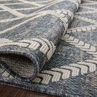 Rainier RAI-05 Denim / Ivory (Indoor/Outdoor Rug)