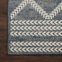 Rainier RAI-05 Denim / Ivory (Indoor/Outdoor Rug)