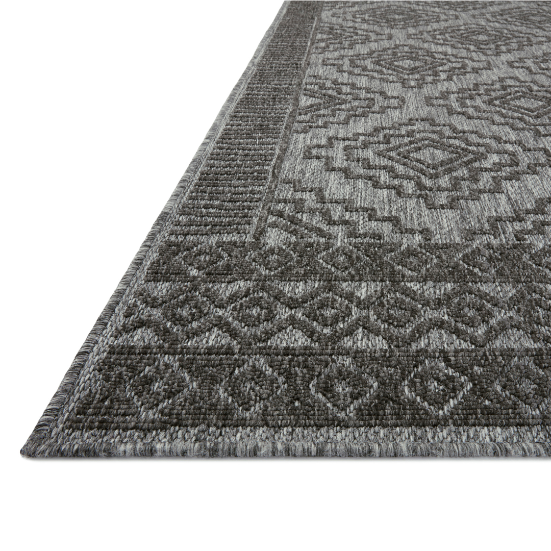 Rainier RAI-06 Grey / Charcoal (Indoor/Outdoor Rug)