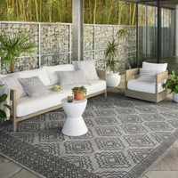 Rainier RAI-06 Grey / Charcoal (Indoor/Outdoor Rug)