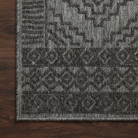 Rainier RAI-06 Grey / Charcoal (Indoor/Outdoor Rug)