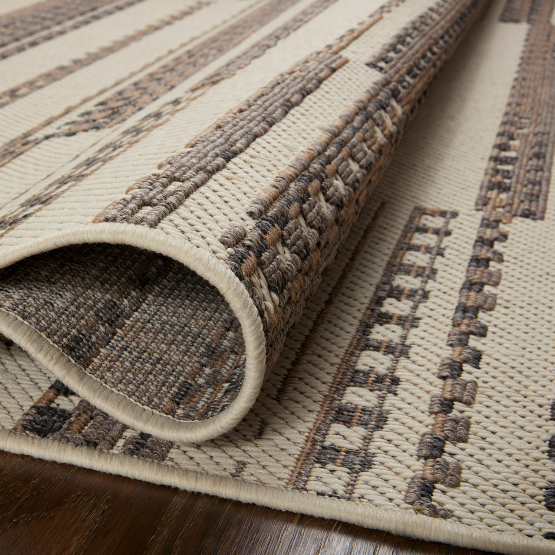 Rainier RAI-08 Ivory / Taupe (Indoor/Outdoor Rug)