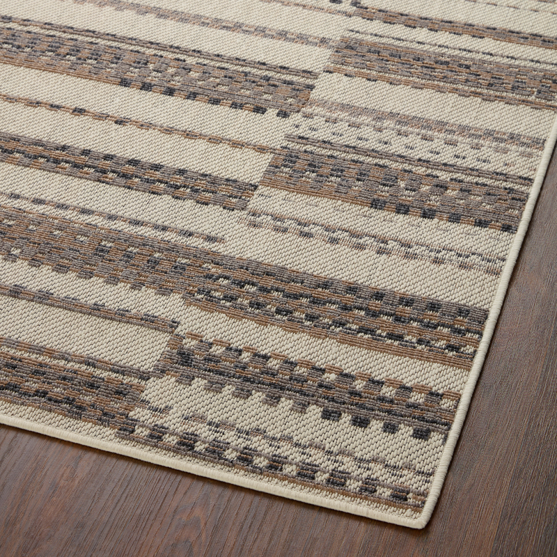 Rainier RAI-08 Ivory / Taupe (Indoor/Outdoor Rug)