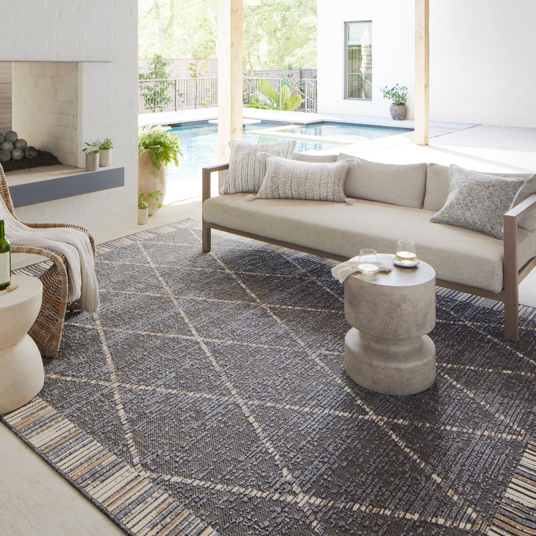 Rainier RAI-09 Slate / Multi (Indoor/Outdoor Rug)