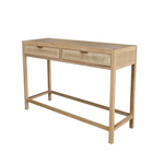 Rattan Console Table - Natural