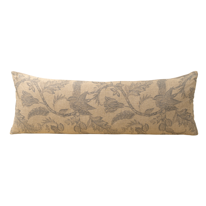 Meadowlark Lumbar Pillow [Blue - 15" x 42"]