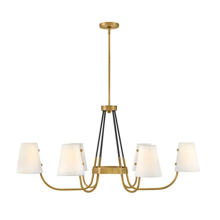 Aston 45" Six Light Linear Chandelier
