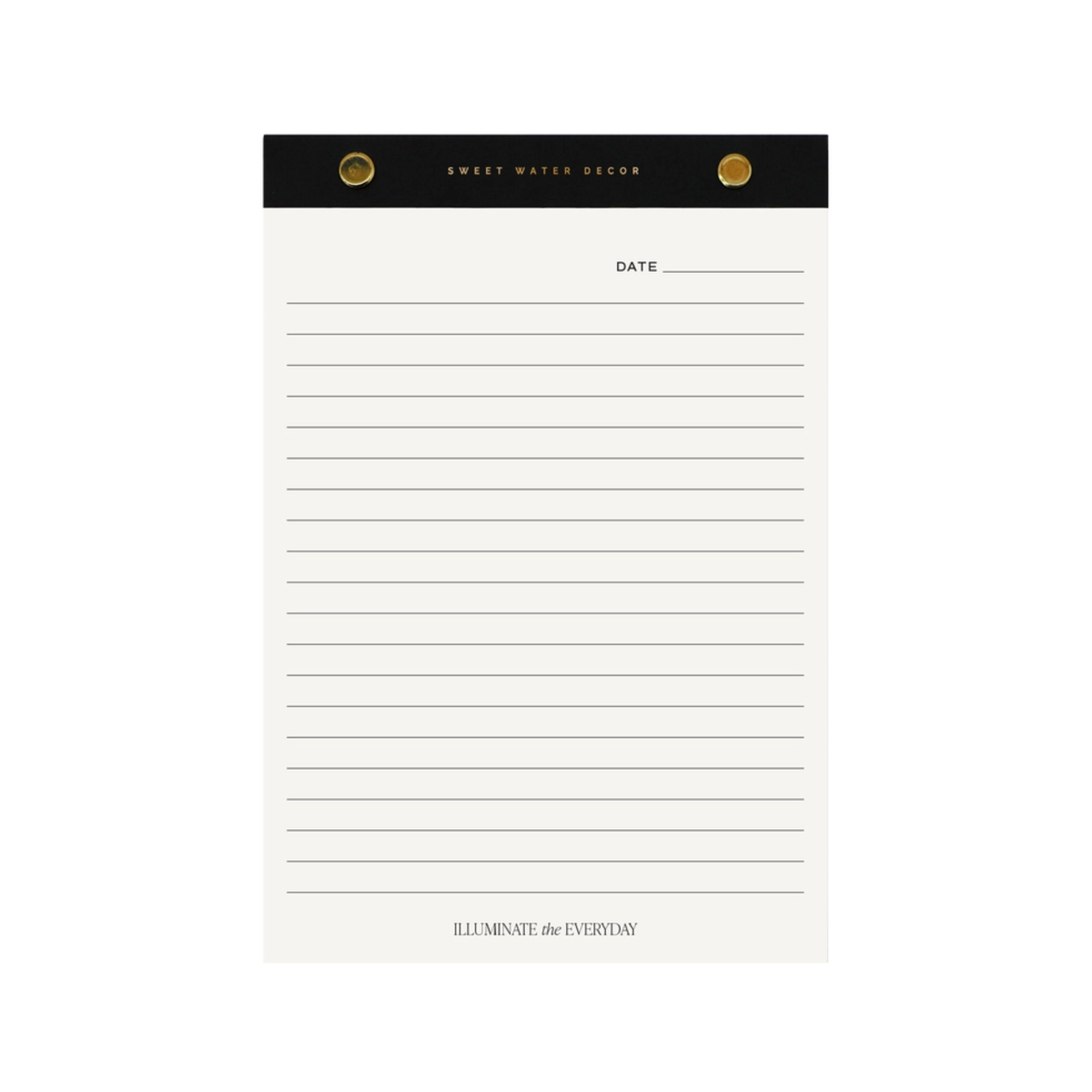 Gold Rivet Notepad