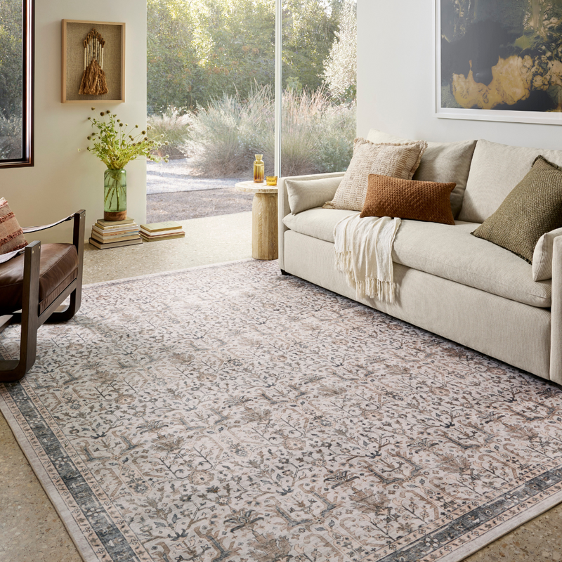 Anniston ANS-01 (Ivory/Stone) Rug