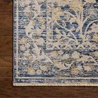Clarisse CLS-05 Rug [Blue/Beige]