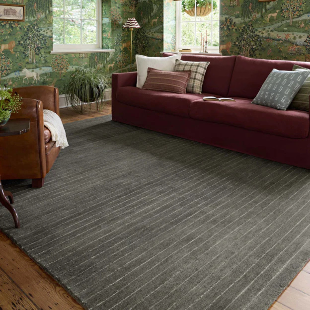 Henry HEY-01 (CJ) Charcoal/Ivory Rug