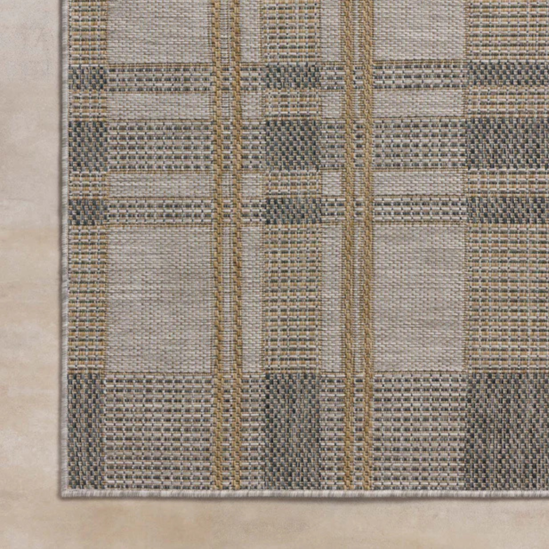 Birch BIR-05 Bone/Gold Rug [Indoor/Outdoor]