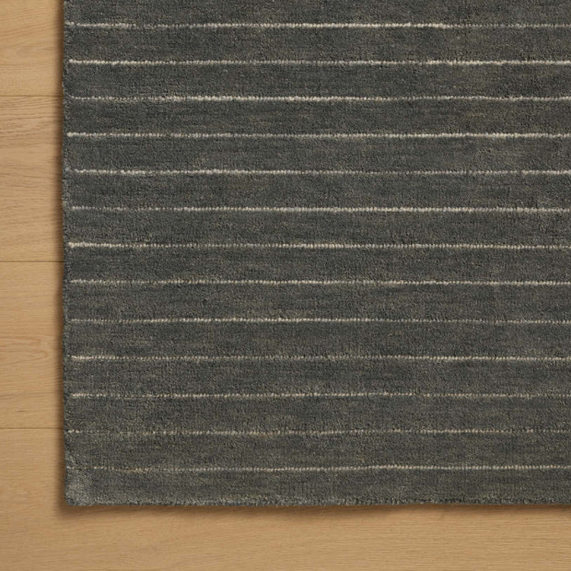 Henry HEY-01 (CJ) Charcoal/Ivory Rug