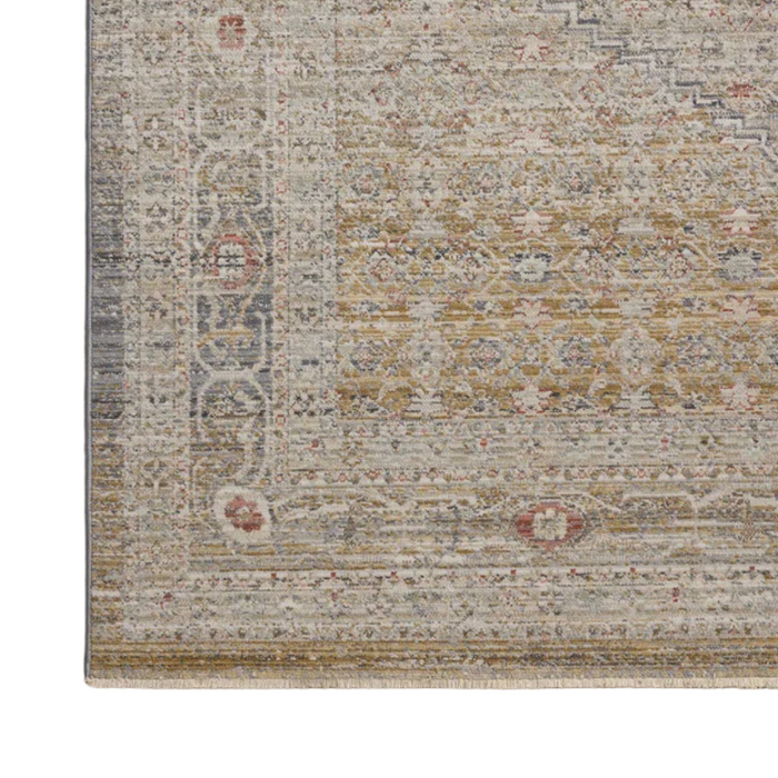 Ida IDA-02 (CJ) Stone/Gold Rug