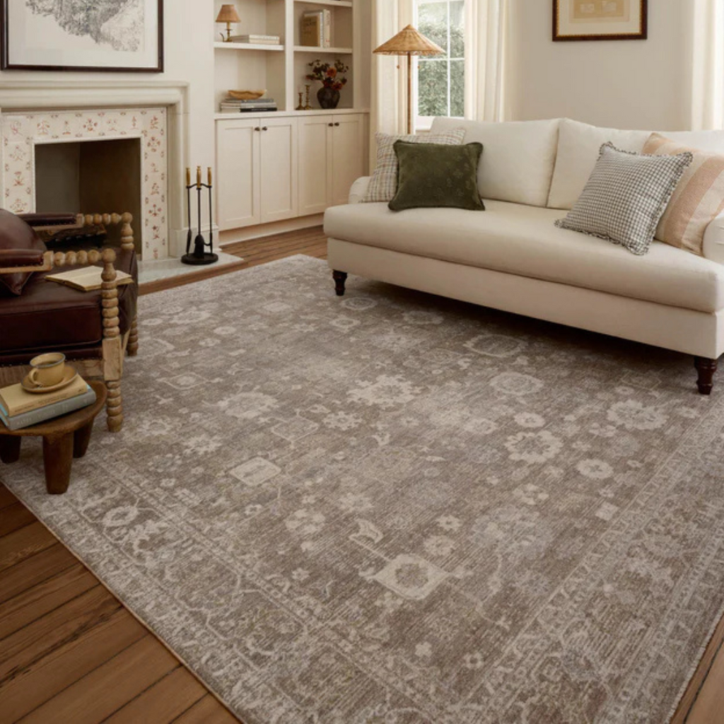 Loi Rug Louisa (CJ) LOI-03 Taupe/Ivory Rug – Lane & Co.