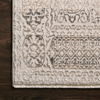 Homage HOM-05 Rug [Ivory/Silver]