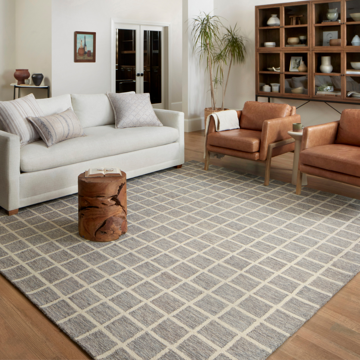 Polly POL-05 (CJ) Rug [Slate/Ivory]