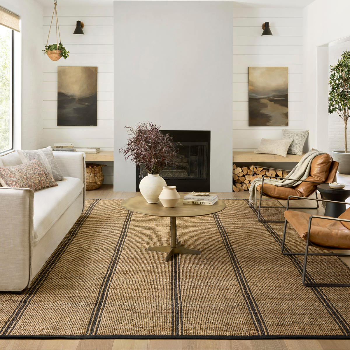 Colton CON-01 (AR) Rug [Natural/Black]