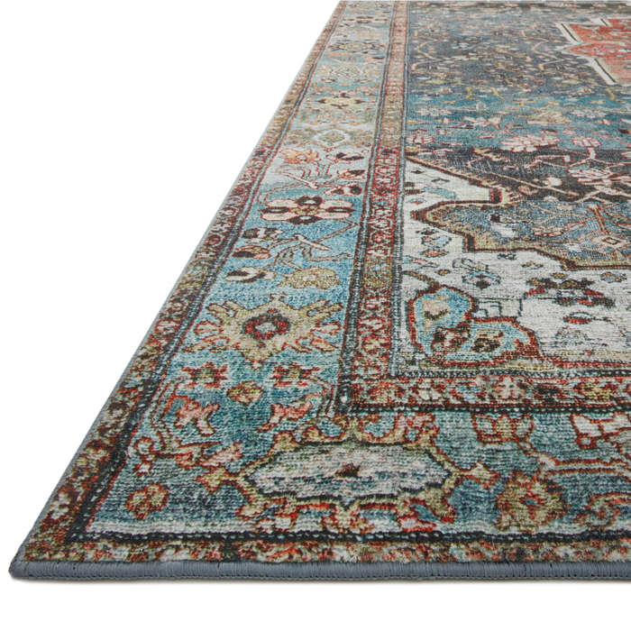 Margot MAT-05 Rug [Ocean/Brick]