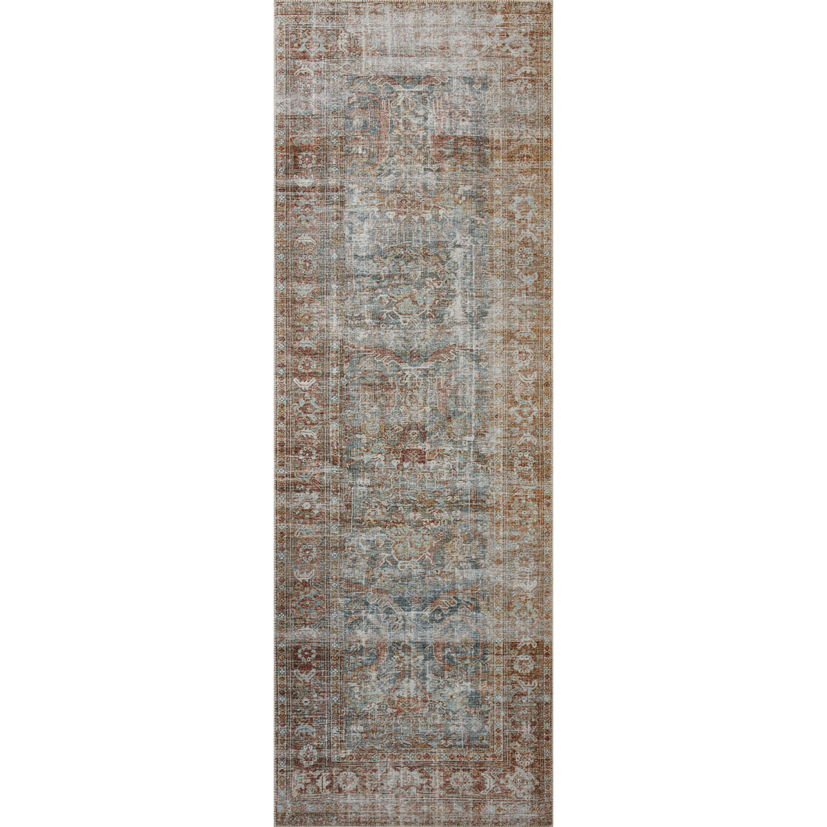 Jules JUL-05 (CJ) Rug [Lagoon/Brick]