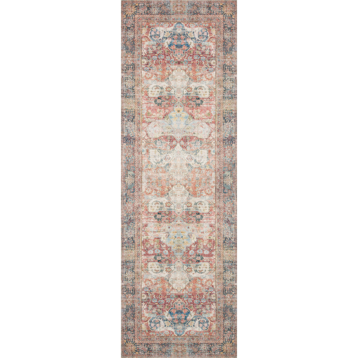 Loren LQ-14 Rug [Brick/Multi]
