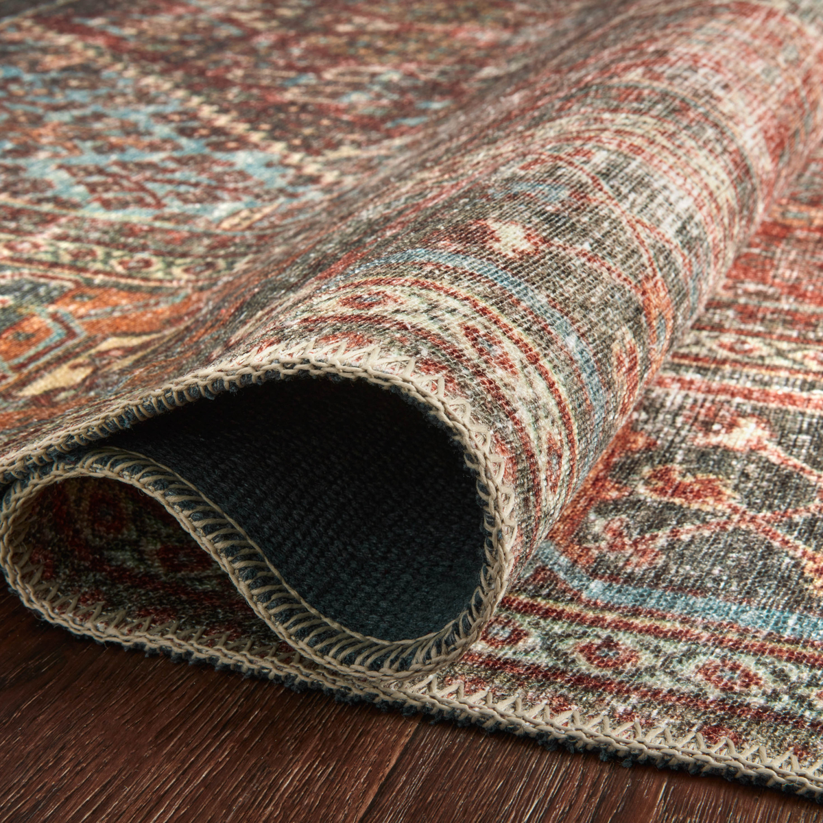 Loren LQ-14 Rug [Brick/Multi]