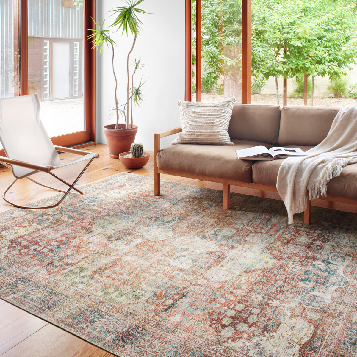 Loren LQ-14 Rug [Brick/Multi]