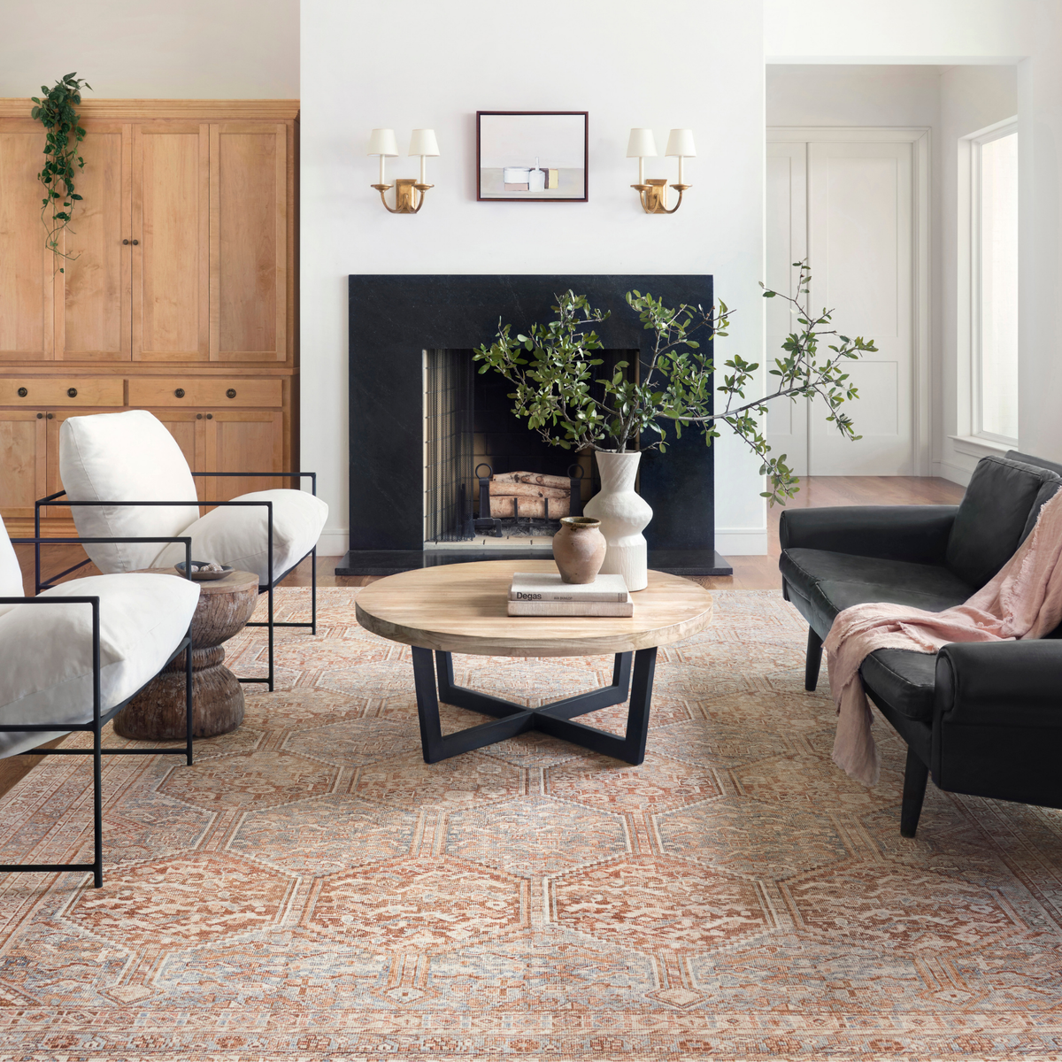 Jules JUL-04 (CJ) Tangerine/Mist Rug