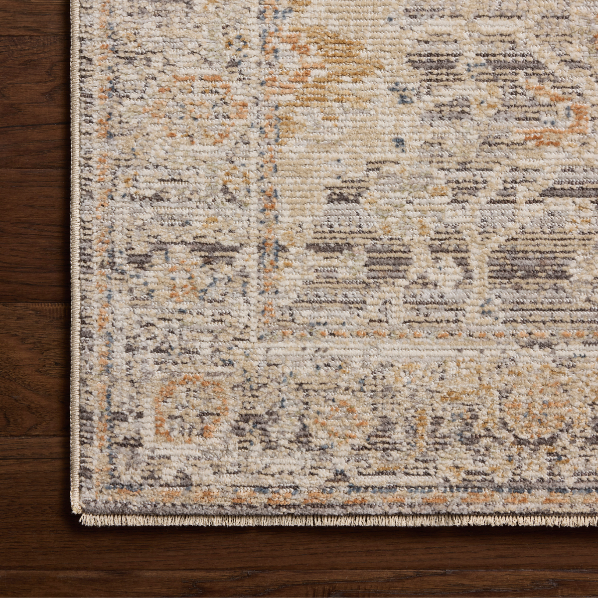 Milena MLE-05 Rug [Charcoal/Apricot]