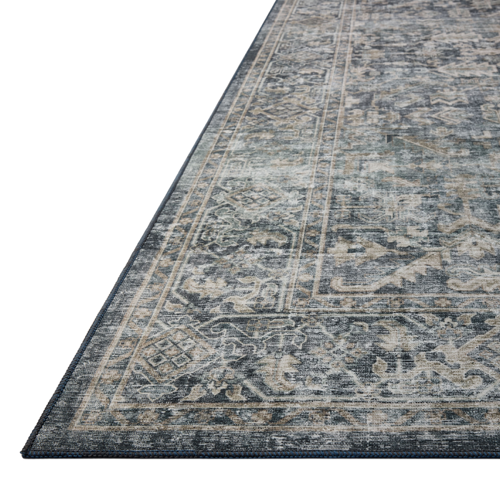 Josie (Amber Lewis × Loloi) JOS-01 Machine Washable Rug [Ocean/Natural]