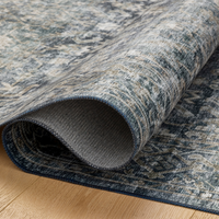 Josie (Amber Lewis × Loloi) JOS-01 Machine Washable Rug [Ocean/Natural]