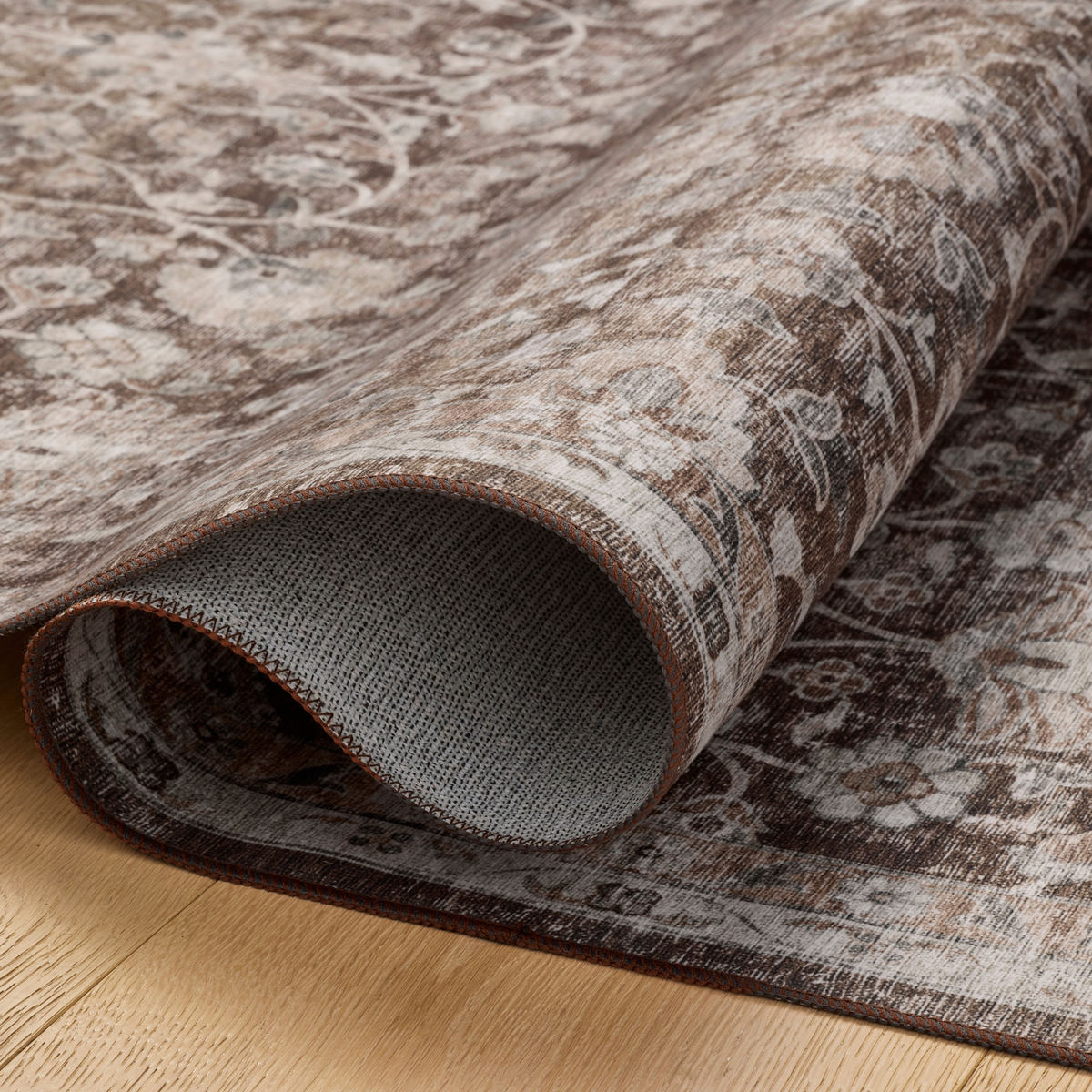 Josie (Amber Lewis × Loloi) JOS-02 Machine Washable Rug [Earth/Natural]