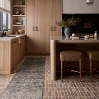 Josie (Amber Lewis × Loloi) JOS-05 Machine Washable Rug [Dove/Gold]