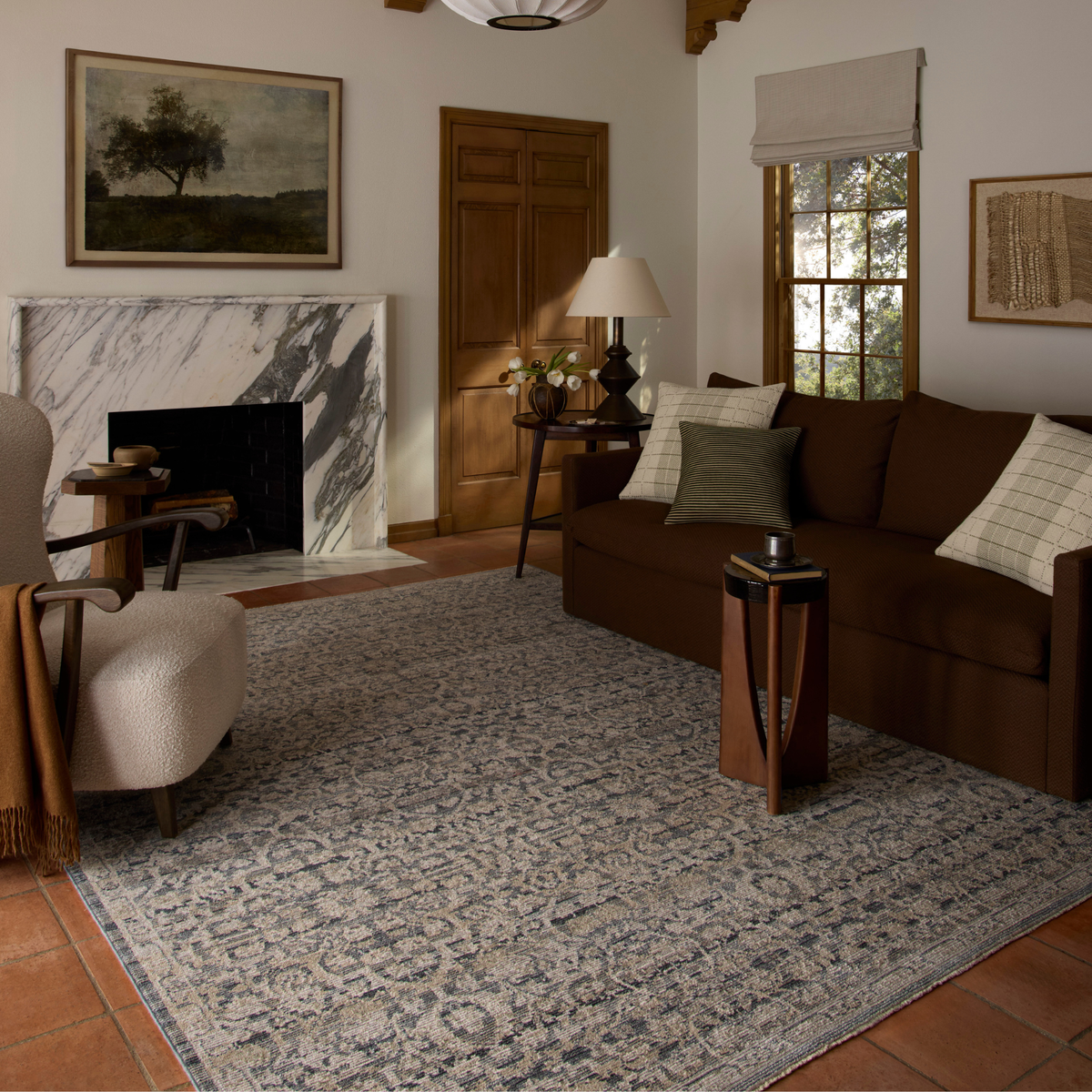 Milena MLE-02 Rug [Denim/Natural]