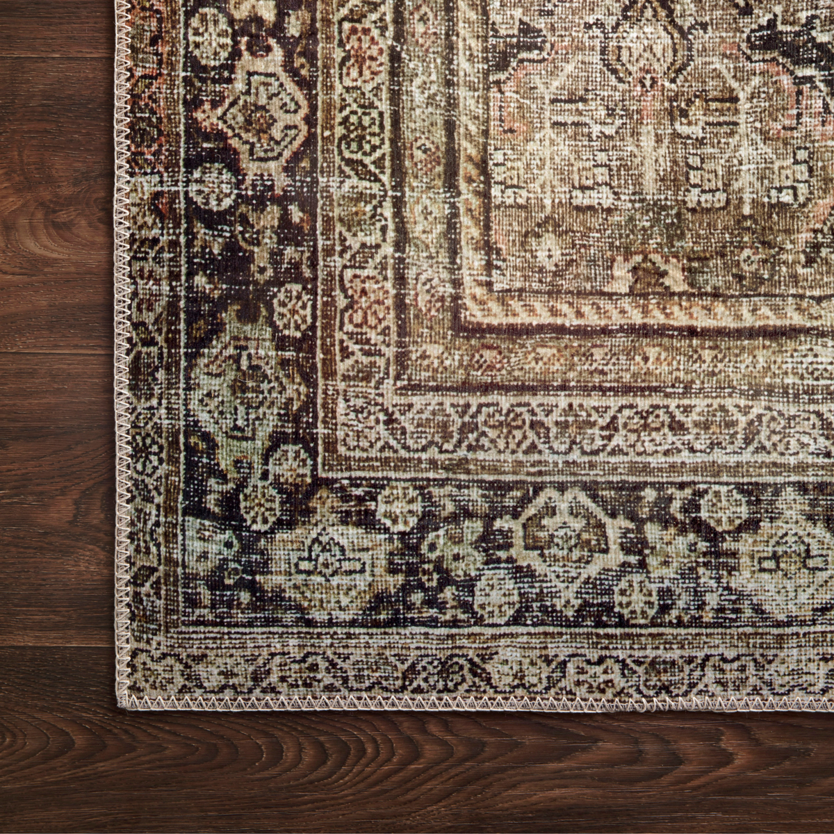 Layla LAY-03 Rug [Olive/Charcoal]