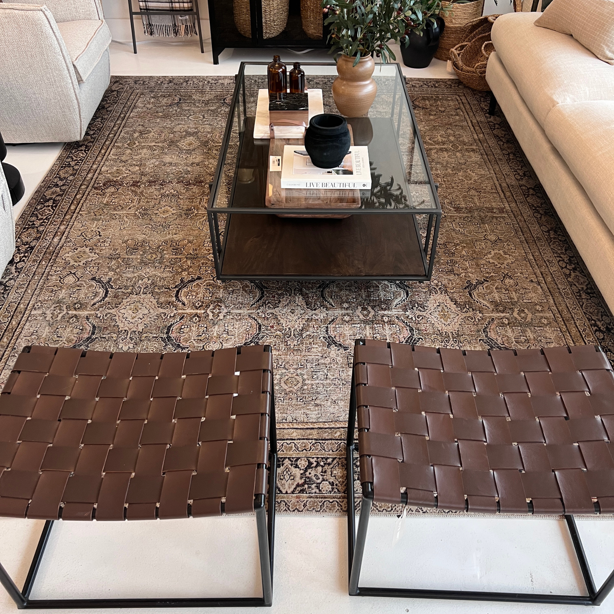 Layla LAY-03 Rug [Olive/Charcoal]