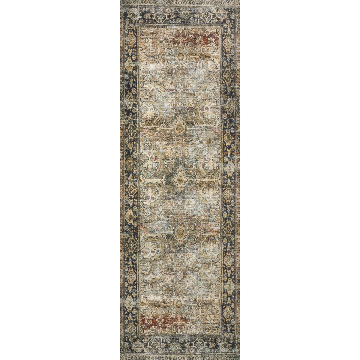 Layla LAY-03 Rug [Olive/Charcoal]
