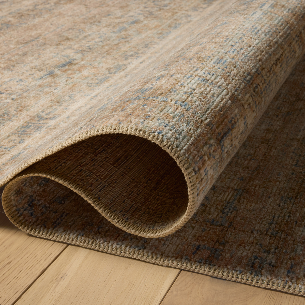 Molly (Amber Lewis × Loloi) MOL-01 Rug [Natural/Denim]
