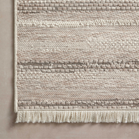 Malibu (Amber Lewis × Loloi) MAB-02 Indoor/Outdoor Rug [Ivory/Dove]