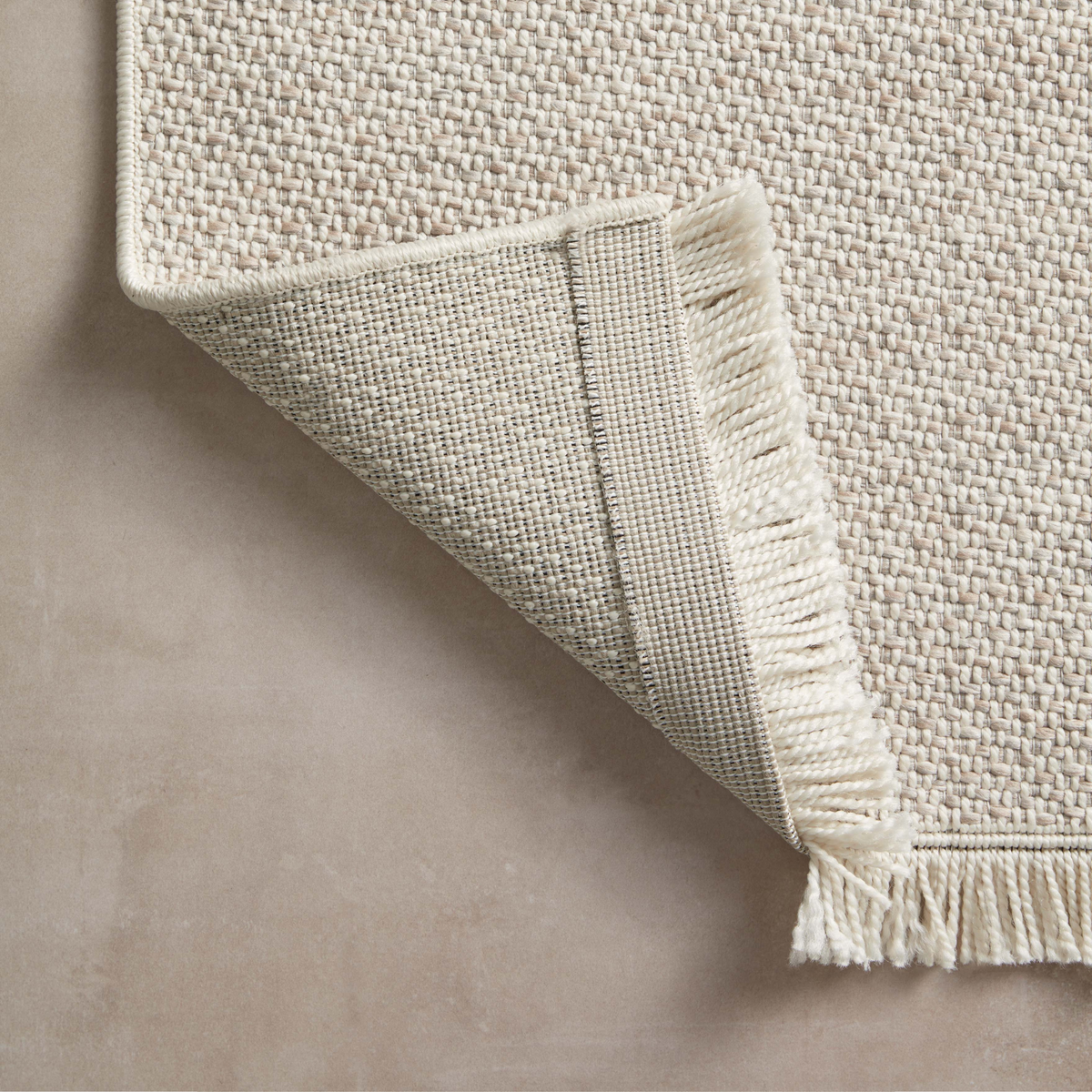 Malibu (Amber Lewis × Loloi) MAB-01 Indoor/Outdoor Rug [Ivory/Dove]
