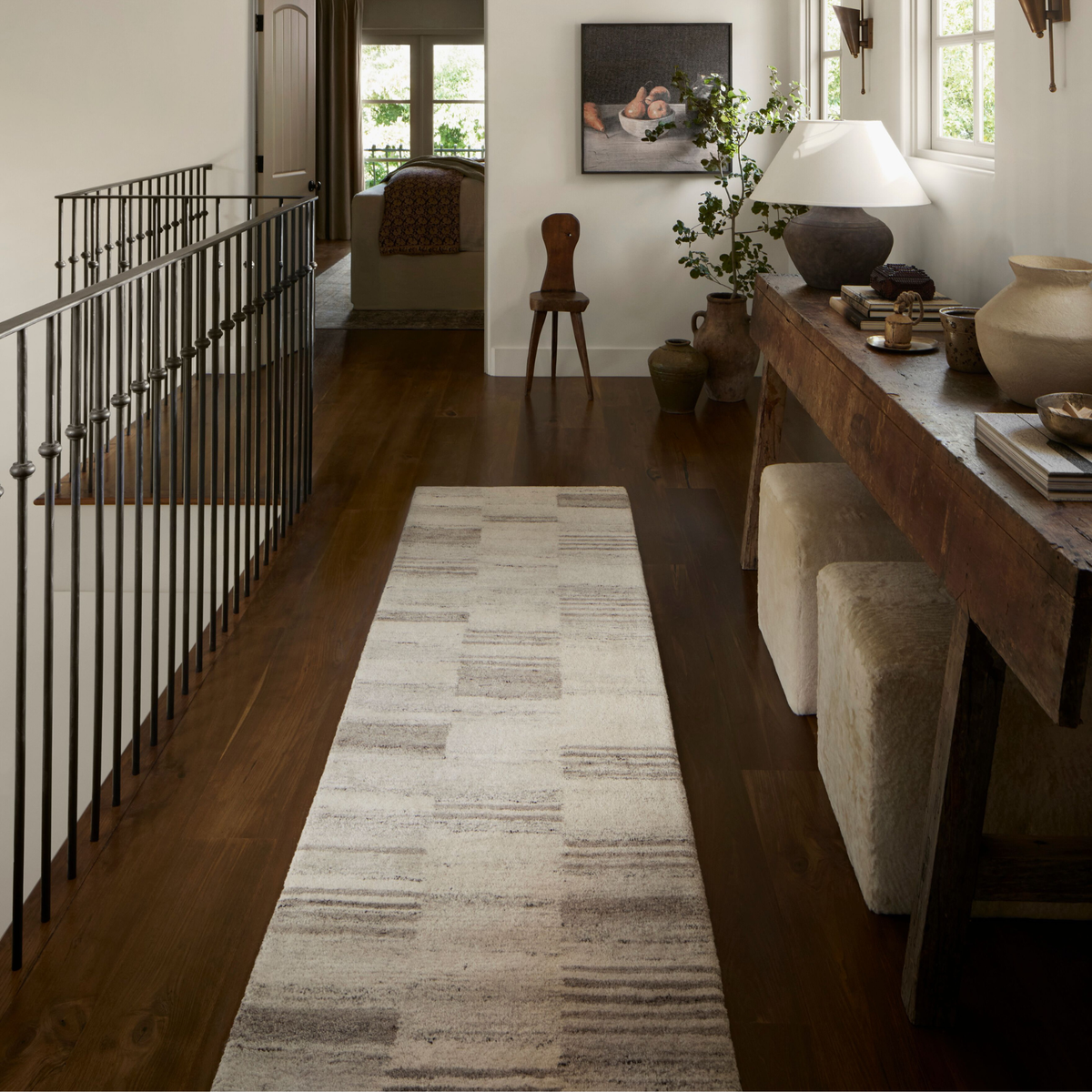 Rocky (Amber Lewis × Loloi) ROC-04 Rug [Ivory/Dove]