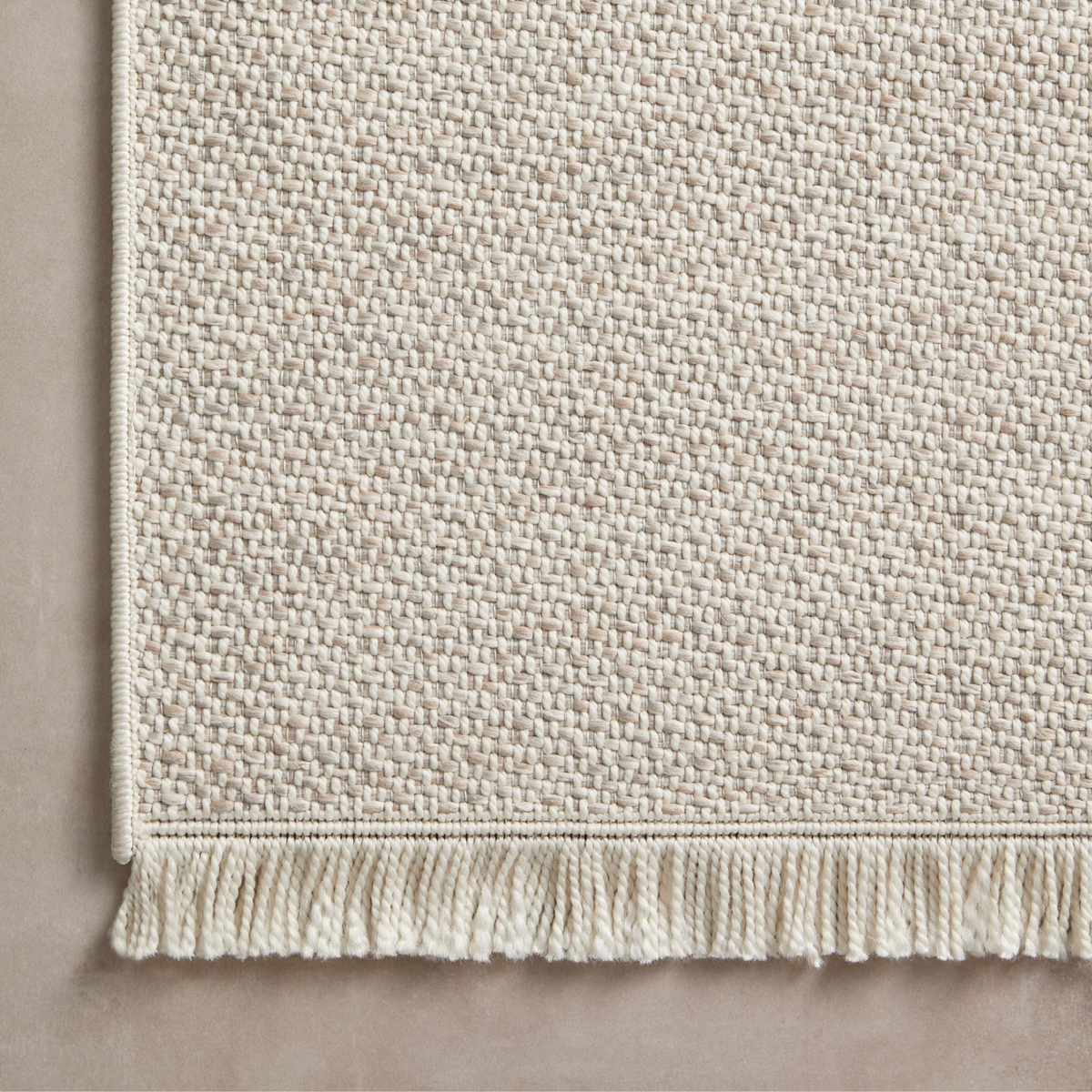 Malibu (Amber Lewis × Loloi) MAB-01 Indoor/Outdoor Rug [Ivory/Dove]