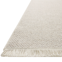 Malibu (Amber Lewis × Loloi) MAB-01 Indoor/Outdoor Rug [Ivory/Dove]