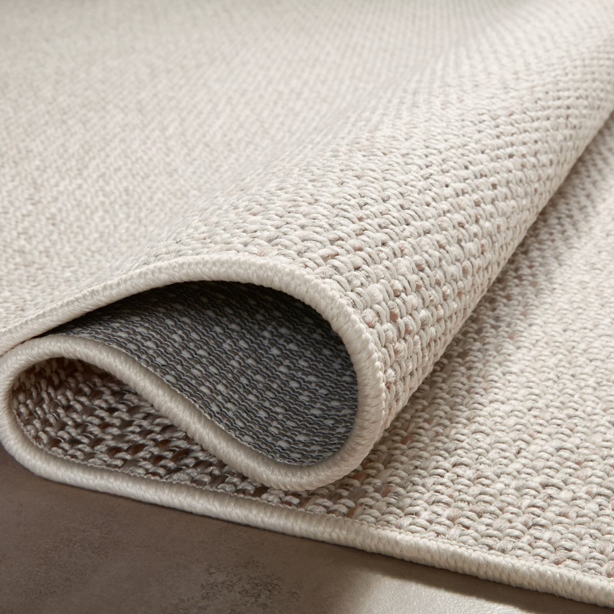 Malibu (Amber Lewis × Loloi) MAB-01 Indoor/Outdoor Rug [Ivory/Dove]