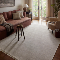 Malibu (Amber Lewis × Loloi) MAB-01 Indoor/Outdoor Rug [Ivory/Dove]