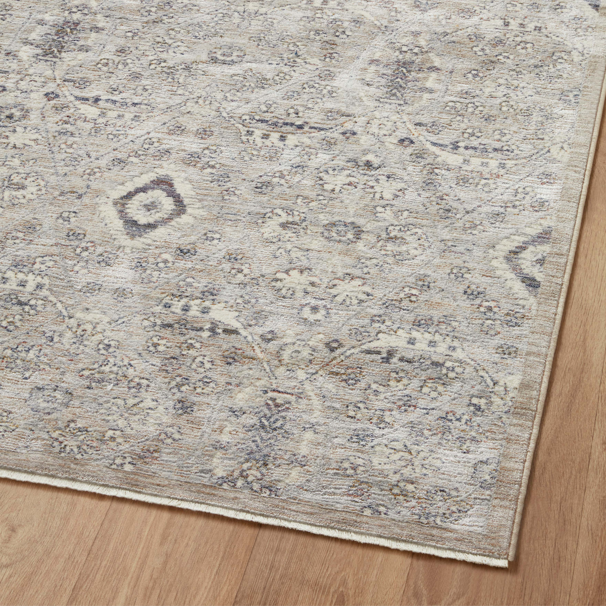 Zuma (Amber Lewis × Loloi) ZUM-07 Rug [Silver/Sky]