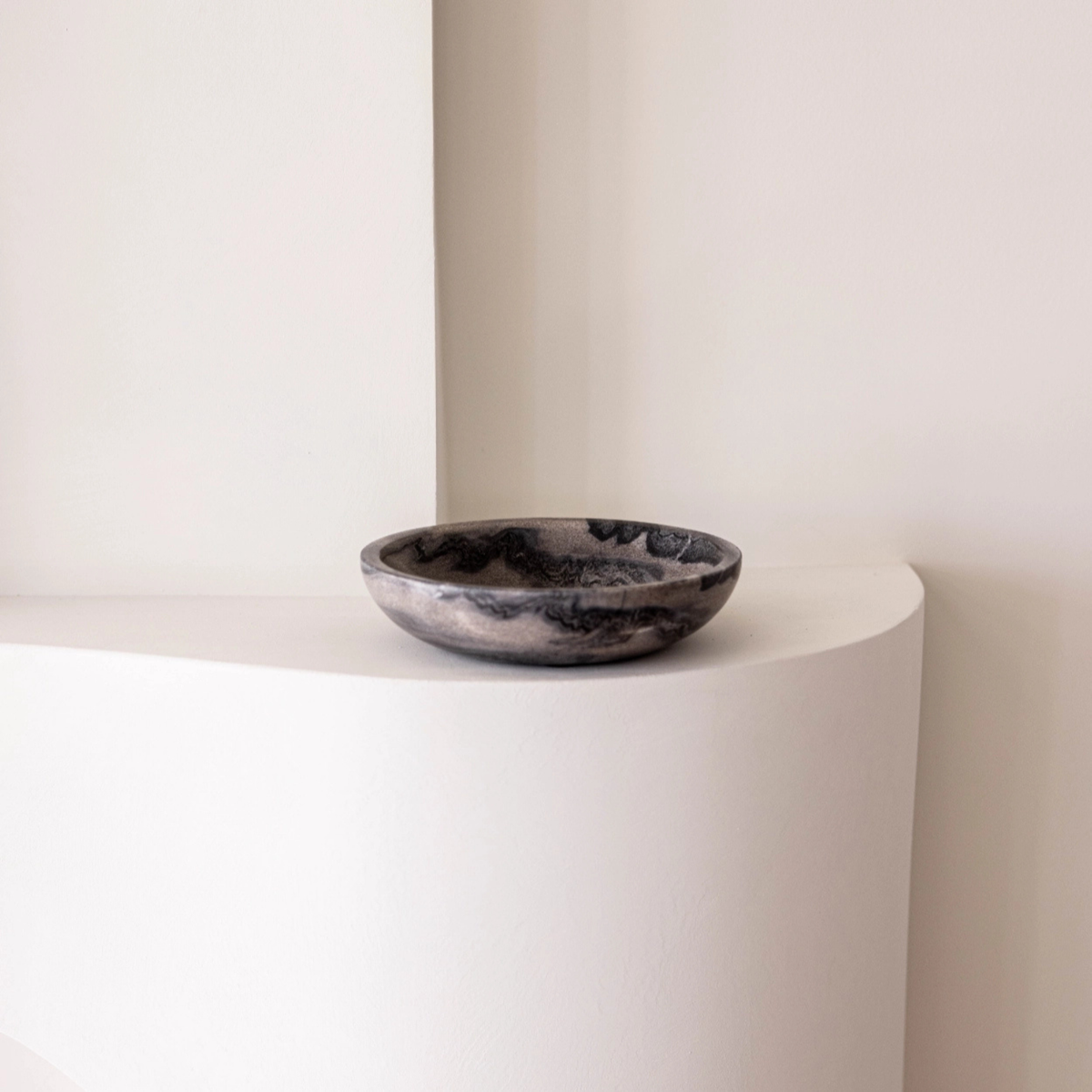 Grey Marble 7" Bowl