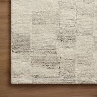 Rocky (Amber Lewis × Loloi) ROC-01 Rug [Ivory/Silver]