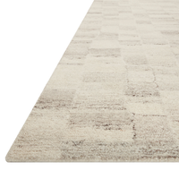 Rocky (Amber Lewis × Loloi) ROC-01 Rug [Ivory/Silver]